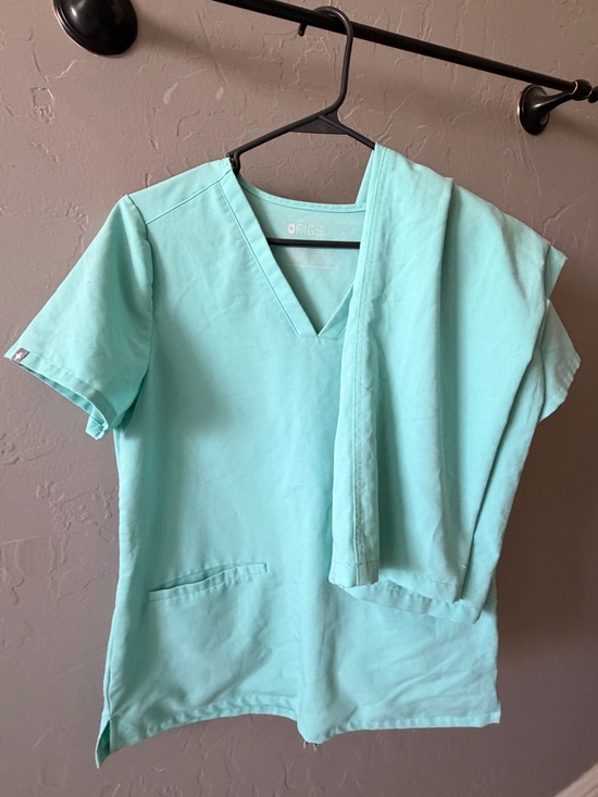 Figs Other - Figs Women's Teal V-Neck Scrub Top and Pants Set
